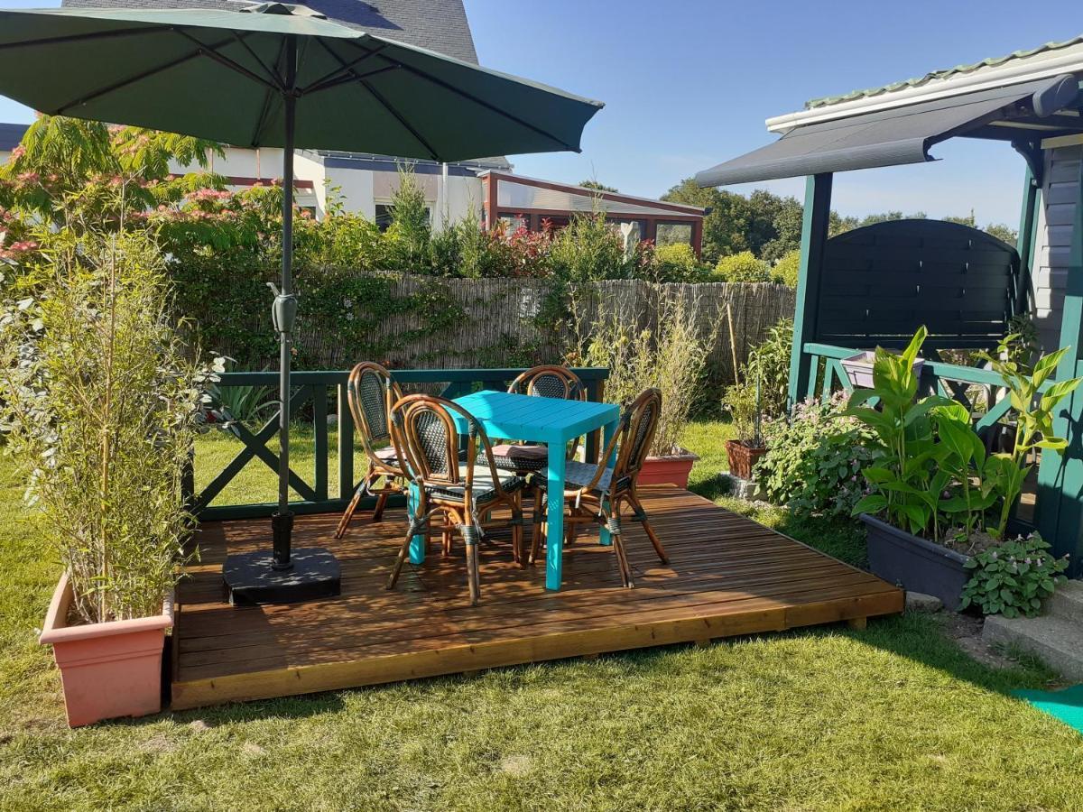 Petite Maison Chalet A 100 M De La Petite Mer De Gavres Riantec Bagian luar foto